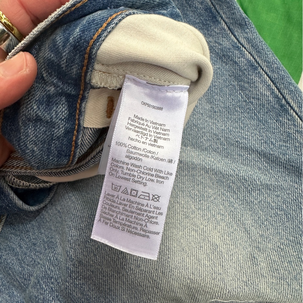 Madewell Longline Straight Leg Jeans in Light Blue Wash - Picture 7 of 8